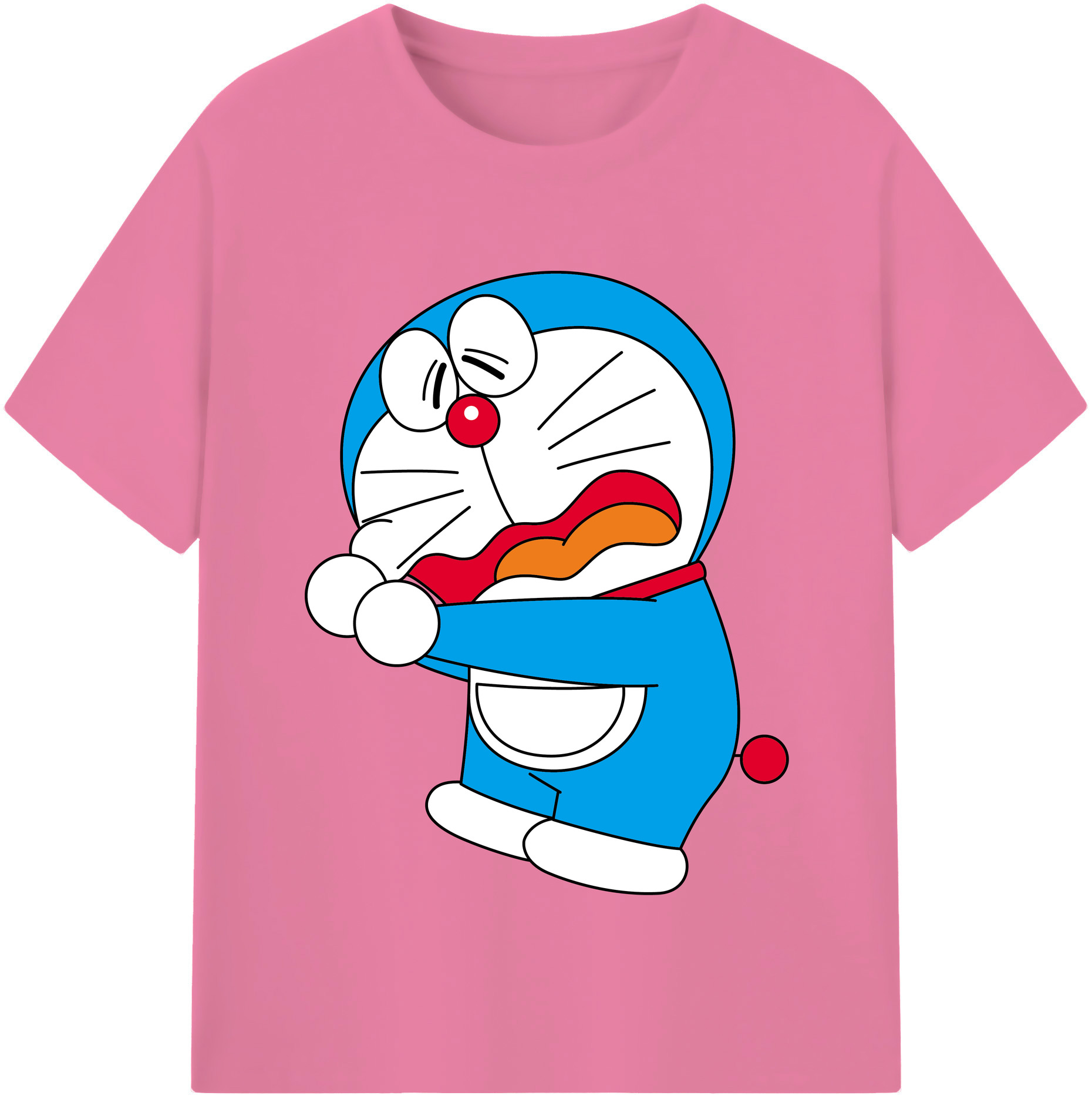 （画像用） ドラえもん Doraemon 綿100％半袖Tシャツ（フロントプリント）